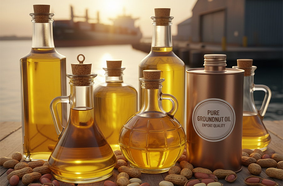 Pure Indian Groundnut Oil – The Golden Choice for Global Buyers in 2025